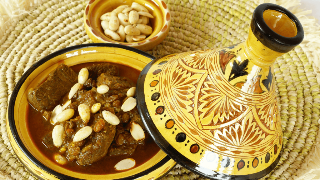 Essaouira food guide Tagine with Prunes and Almonds